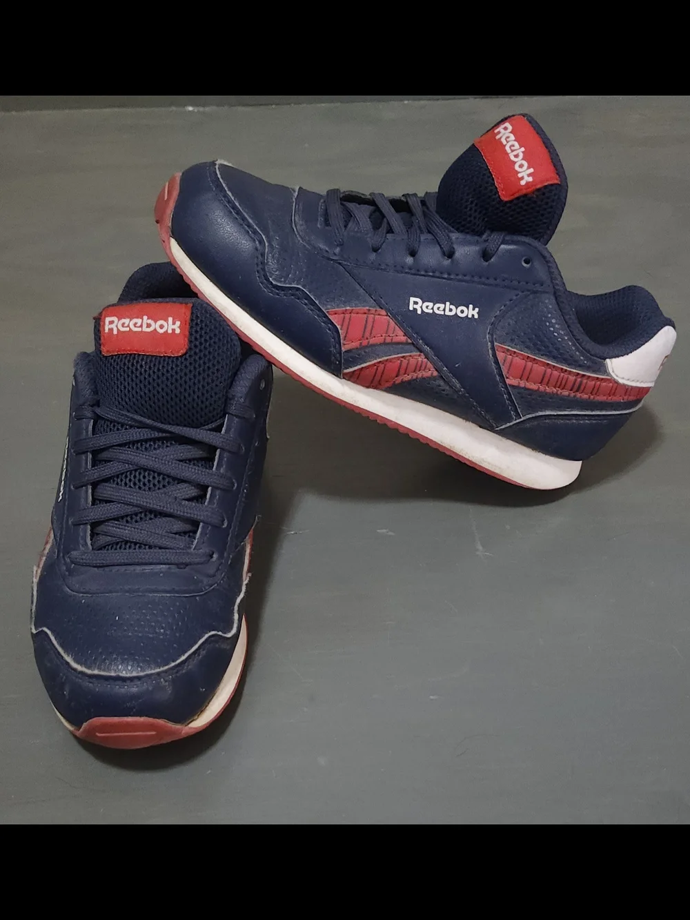 Reebok Boy's Black & Yellow (1), Blue & Red (12) and Black & Red (13) Shoes